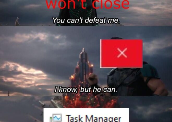 8 Meme Task Manager Paling Lucu, Malah Error?